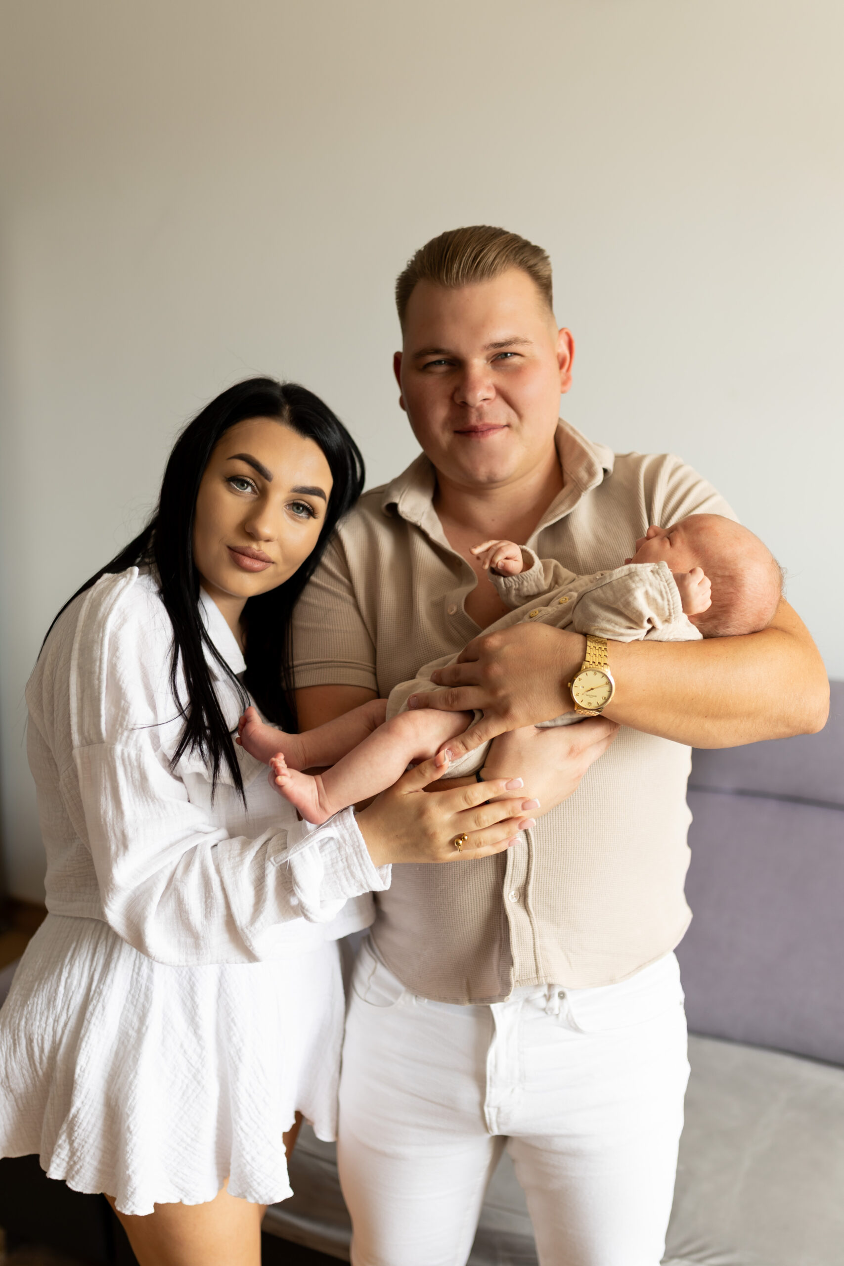 Sesja noworodkowa w domu Konin